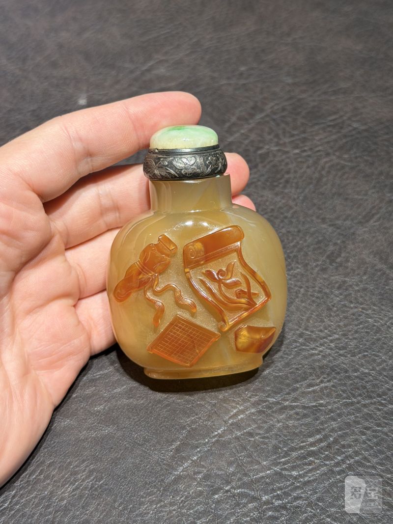 清 玛瑙玉器一组六件 - 图50